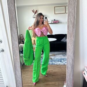 Linen Green Women's suit